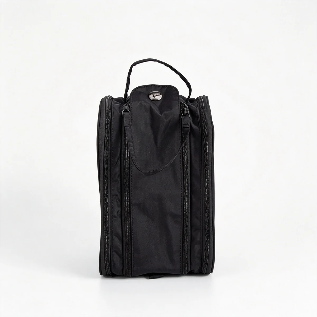 Strapazierfähige Nylon-Kosmetiktasche, leichte Reise-Toilettentasche mit Doppelreißverschluss, geräumiger Aufbewahrungsorganizer für Schreibtisch und Koffer, Unisex – Detail 8