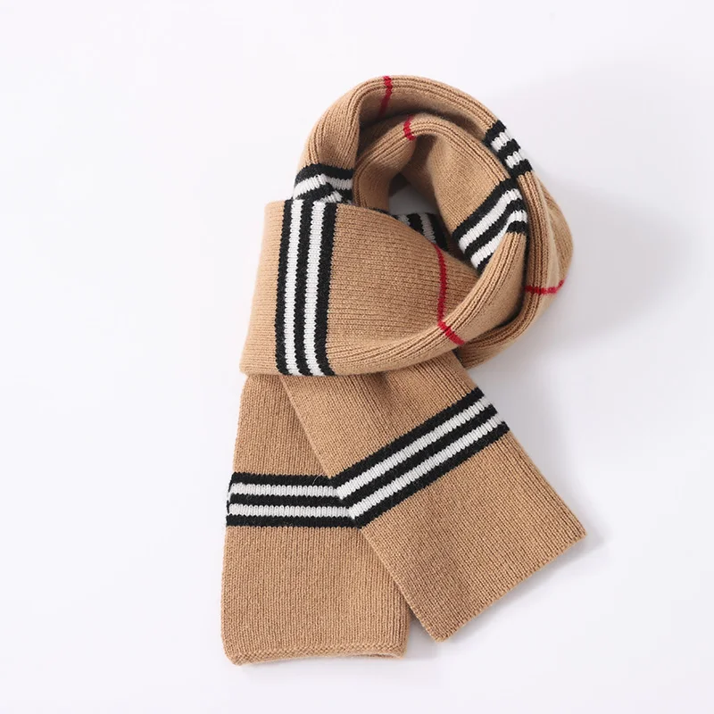 100% Merino Wool Neckerchief  Autumn And Winter With An Academic Style And Full Of Vitality Children's Clothing  Accessories view 4