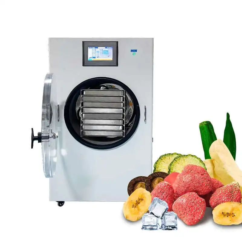 

Customized 8 Trays 8kg 10kg Commercial Vacuum Freeze Dryer For Industrial Fruit Food