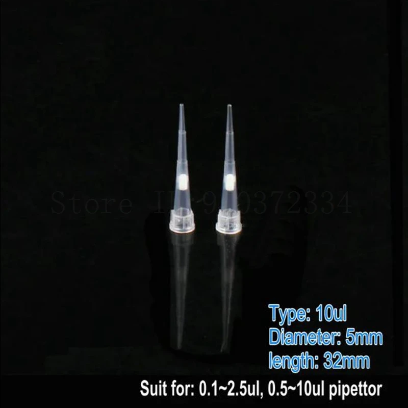Lab PP Plastic Pipette Filter Tips with Sand Core Filter for Dispensers Micropipette Sand Core Pipette Tip