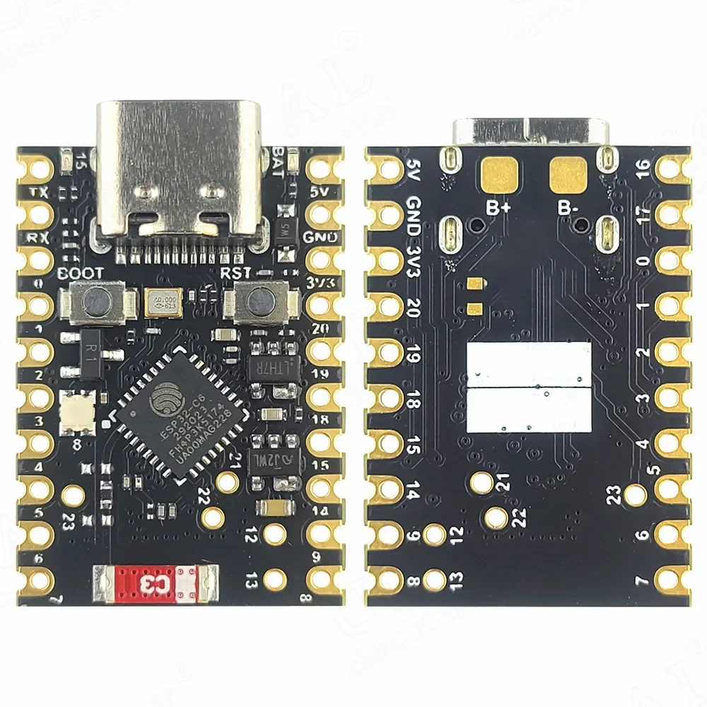 MINI ESP32-C6 Development Board Wifi6 N4 BT Module with Crystal Oscillator RISC-V 32-Bit 4MB FLASH Low Power ESP32 C6