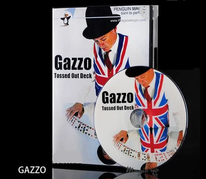 Gazzo Tossed Out Deck ( With Deck ) By Gazzo Close Up Street Mentalism Classic Card Magic Tricks Illusions Gimmick Magician