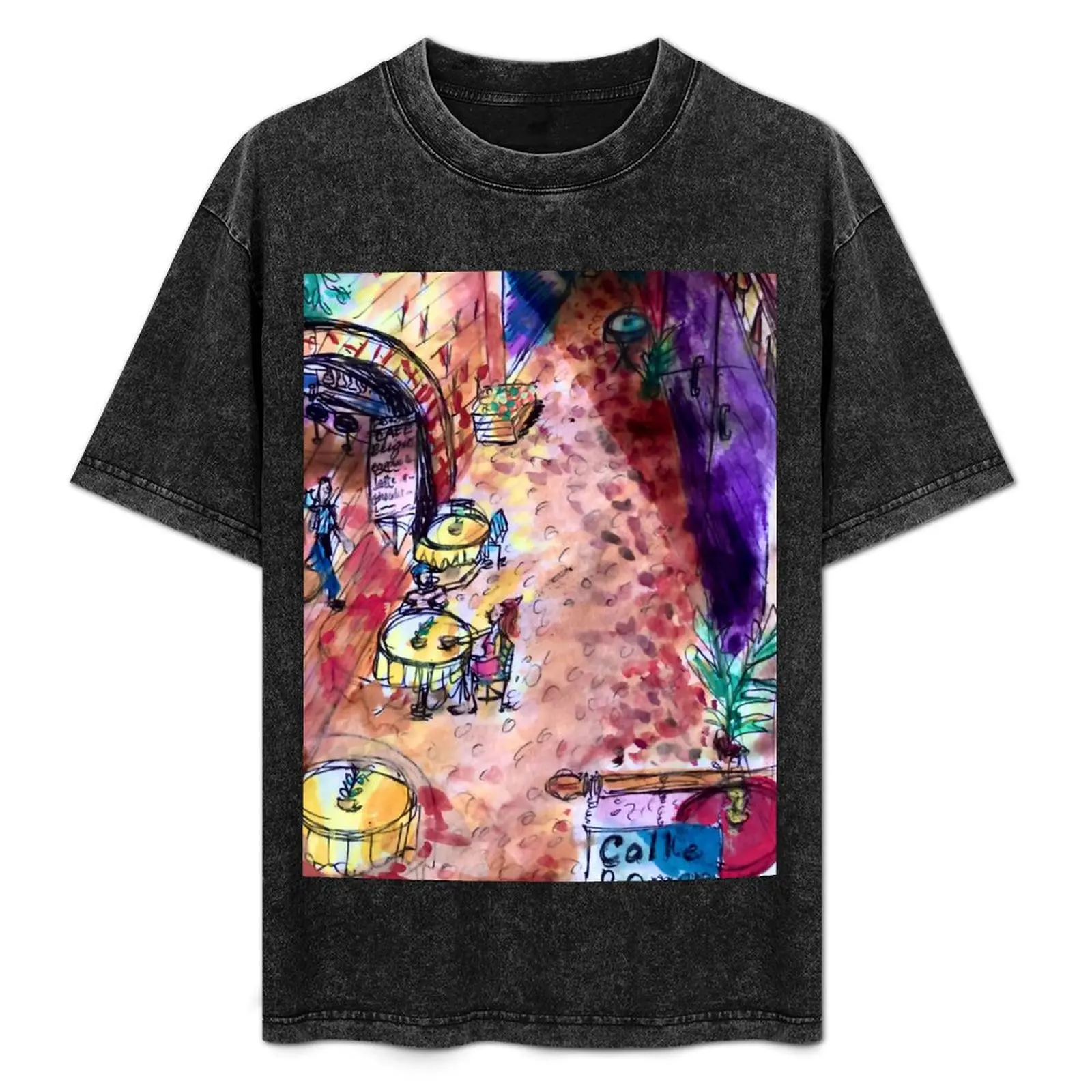 Al Fresco T-Shirt boys animal print graphic shirts anime T-shirt men