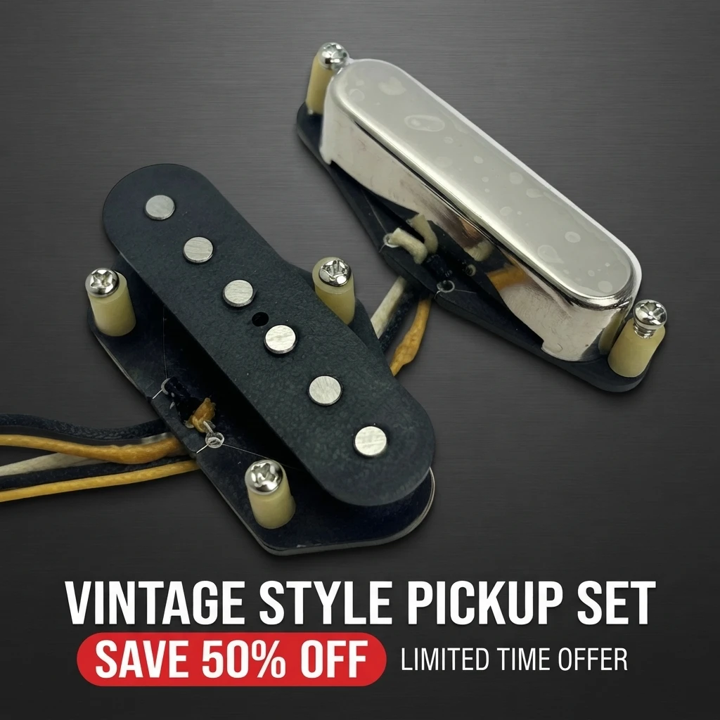 Texas Electric Guitar Pickups TELE Pickups Classic Alnico 5 Magnet Strap Flat Bar Staggered Pole Bridge TL Accessories