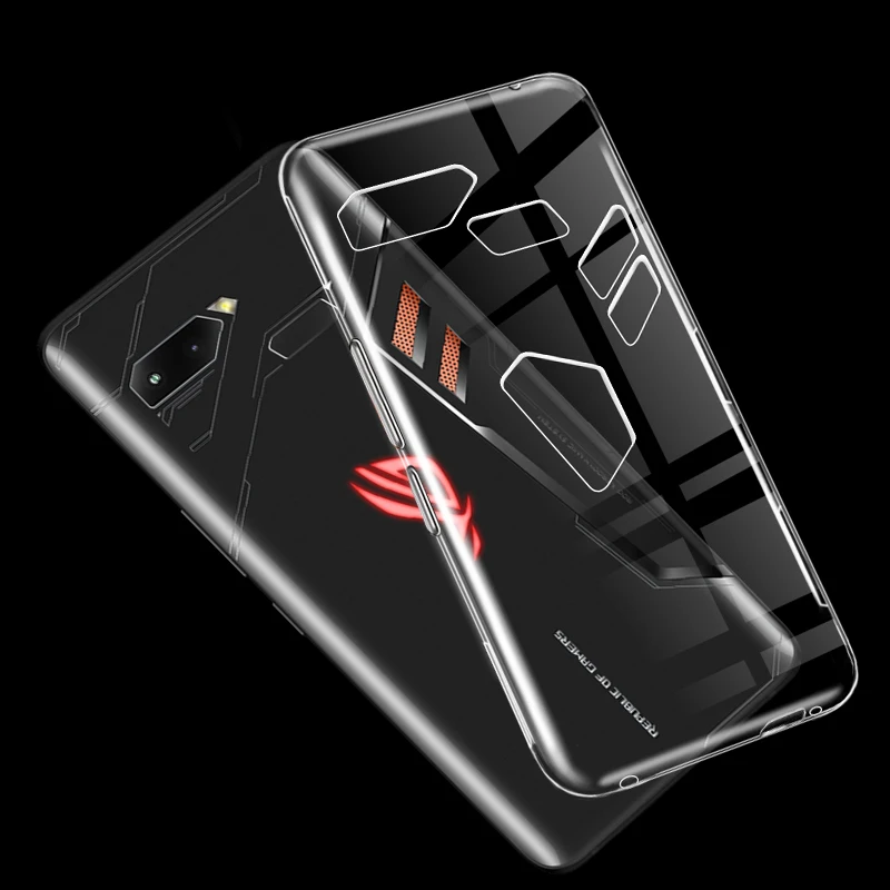 For Asus ROG Phone ZS600KL Case Ultra Thin Clear Soft TPU Case Cover For Asus ROG Phone Couqe Funda