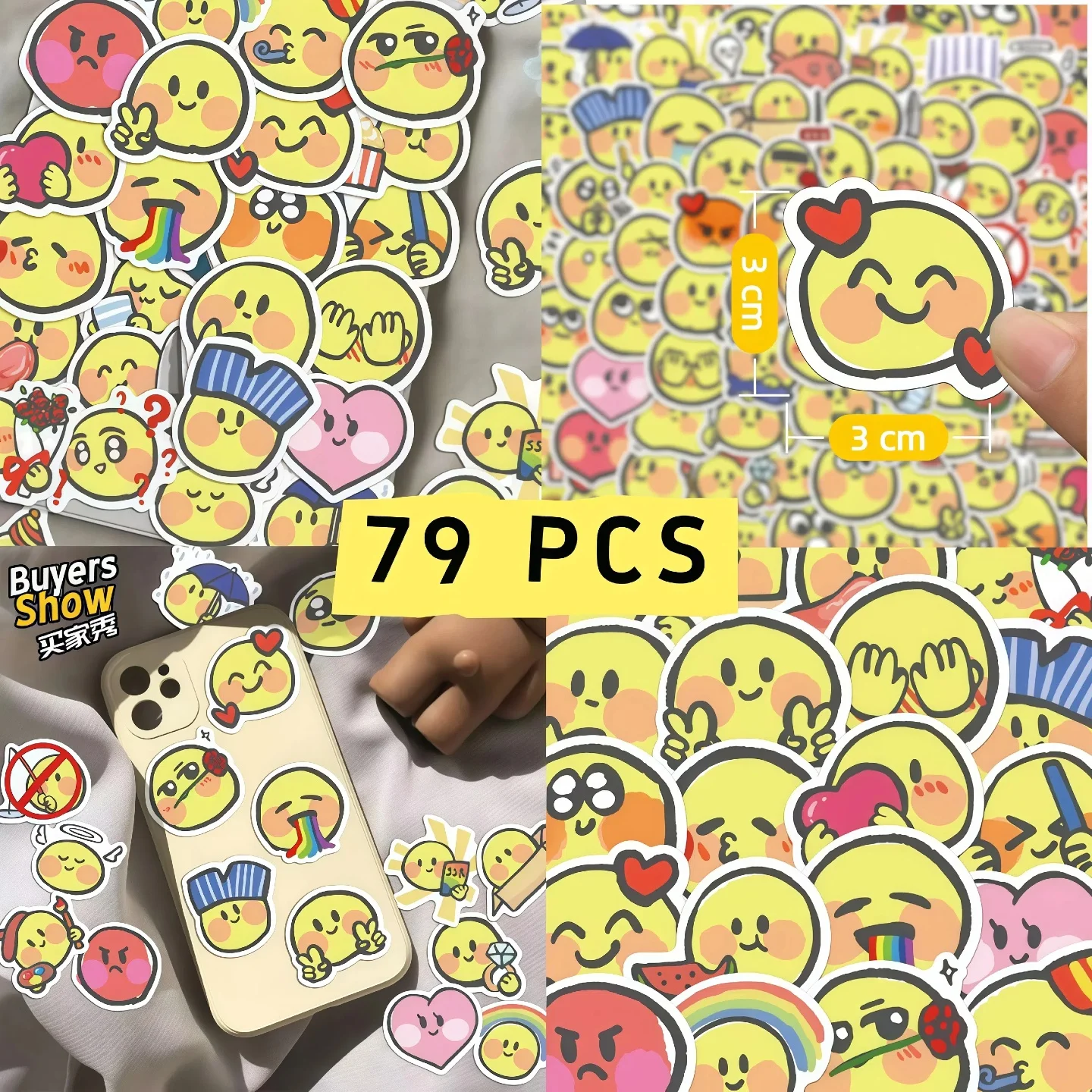 ملصق Meme Pack 79 قطعة، شارات مضحكة 3 سم لأجهزة الكمبيوتر المحمول، زجاجة مياه، حافظة هاتف، مشاركة الوسائط الاجتماعية، أدوات رائعة ذاتية الصنع