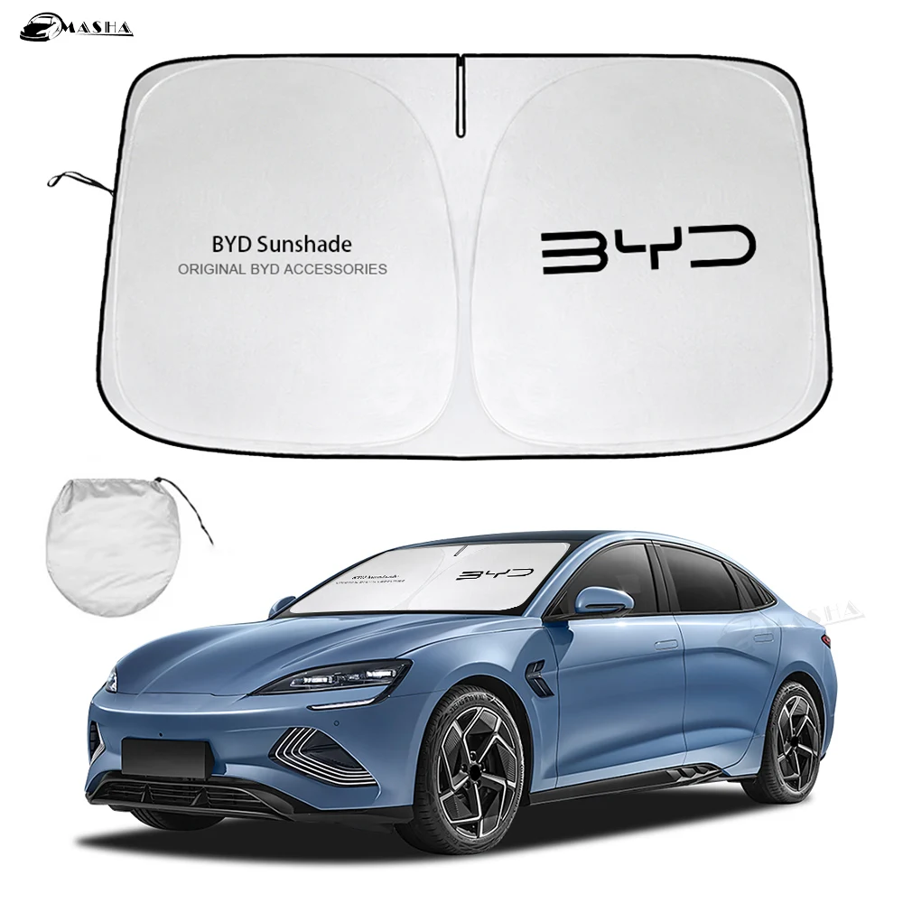 Auto Voorruit Zonnescherm Voor Byd Afdichting Ev 2022 2023 2024 Reflector Zonnescherm Biedt Bescherming Voor Auto-Interieur Afdichting Accessoires