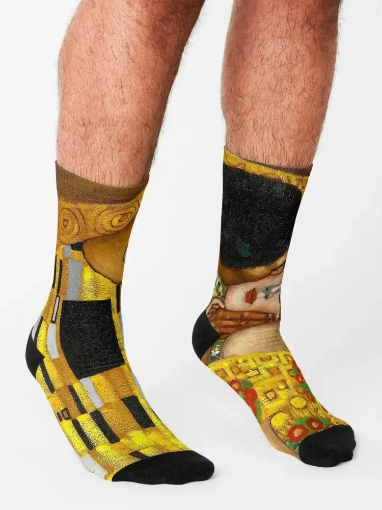 Gustav Klimt patting art Colorful Socks gift new year set aesthetic Socks Men Women's