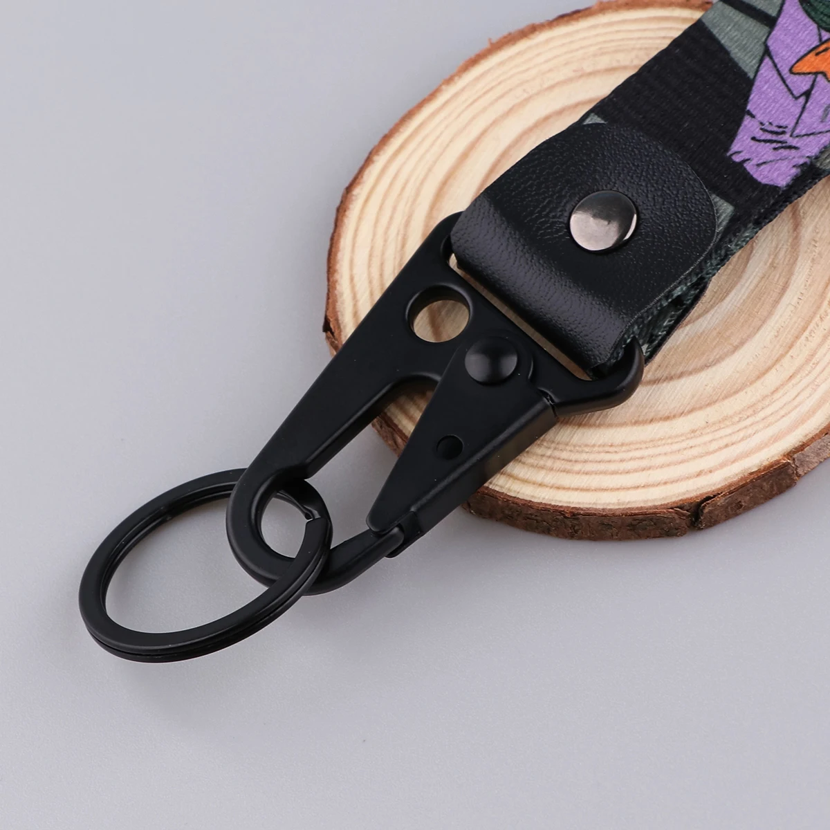 KKZ582 Funny Clown Eagle Beak Keychain Short Lanyard Used In Bags Phone Rope Badge Holder USB Pendant Key Chain Lanyard