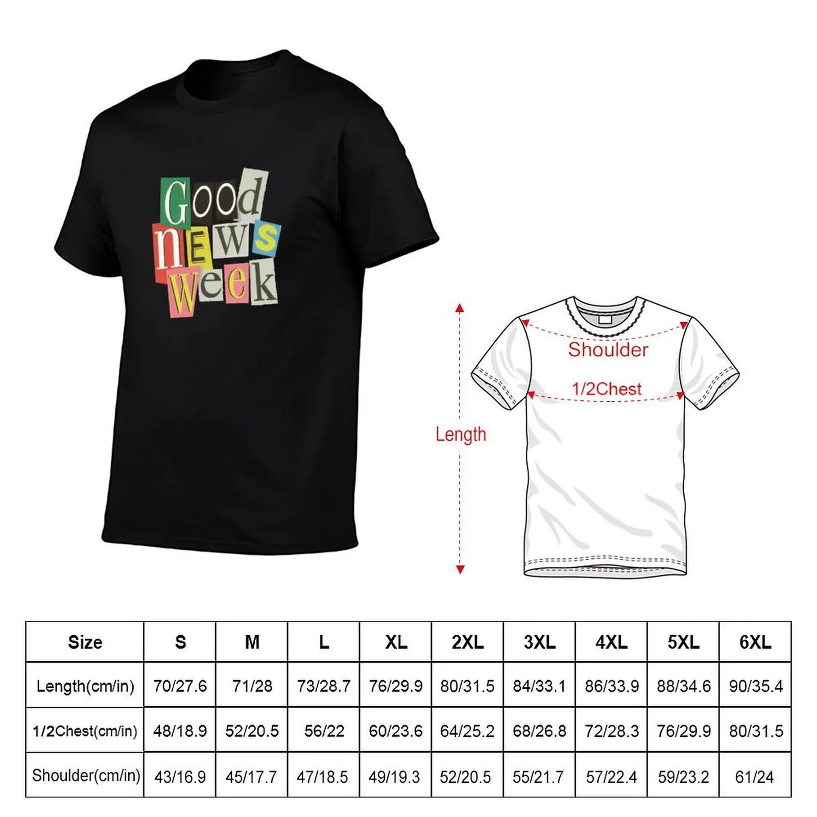 Good News Week T-Shirt t shirts for man cotton t shirt for man man t shirt summer T-shirt