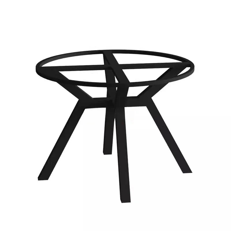 Simple dining table foot light luxury rock slab round foot bracket marble dining table legs hot pot table legs custom