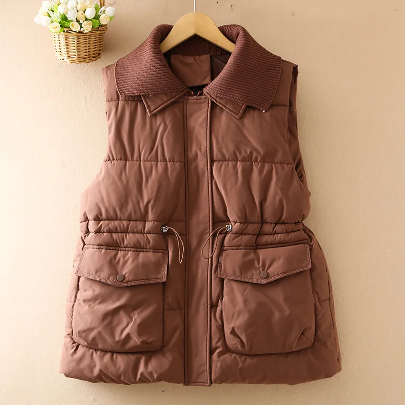 

Женский пуховик Or Thiened, жилет, осенне-зимняя верхняя одежда, хлопковая простая повседневная модная верхняя одежда для женщин