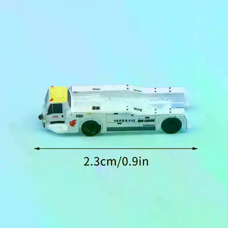 1:400 4 Rounds Airport Ground Handling Car Simulation Model Suitable For 380 Wide-body Aircraft