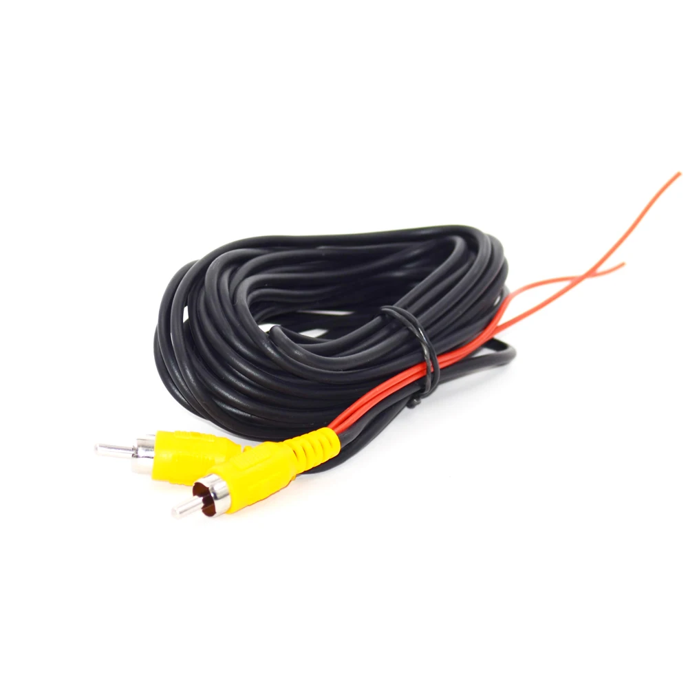 6M 10M 15M 20M Wire Harness Car Cable RCA Video for Parking 170 Degree AHD 1080P CCD Reverse BackupRear View Camera Monitor