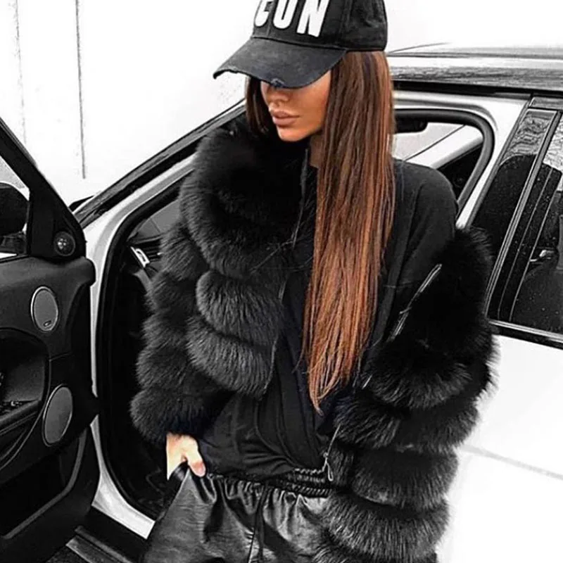 Haining fur jacket for women's clothing, real fox fur, fashionable and warm, fox fur all in one for women 2024