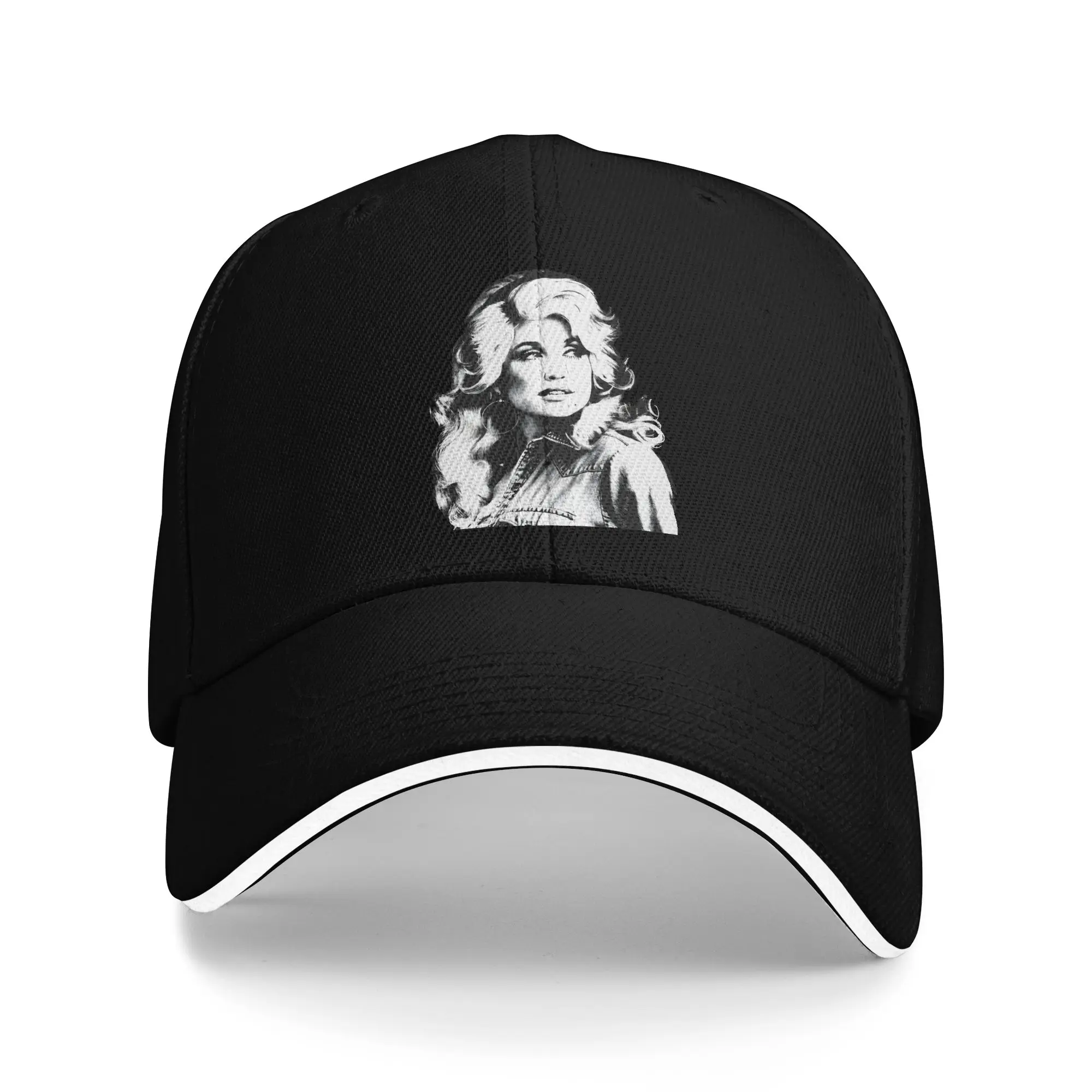 Women Men Singer D-Dolly Parton Outdoor Hat  Trucker Cap Casual Baseball Cap Sunscreen Sunshade