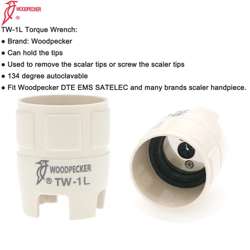 Imagen 2 del producto Llave dinamométrica Dental Original Woodpecker DTE, elimina las puntas de escamación, compatible con EMS SATELEC, escalador ultrasónico, pieza de mano, herramientas de odontología