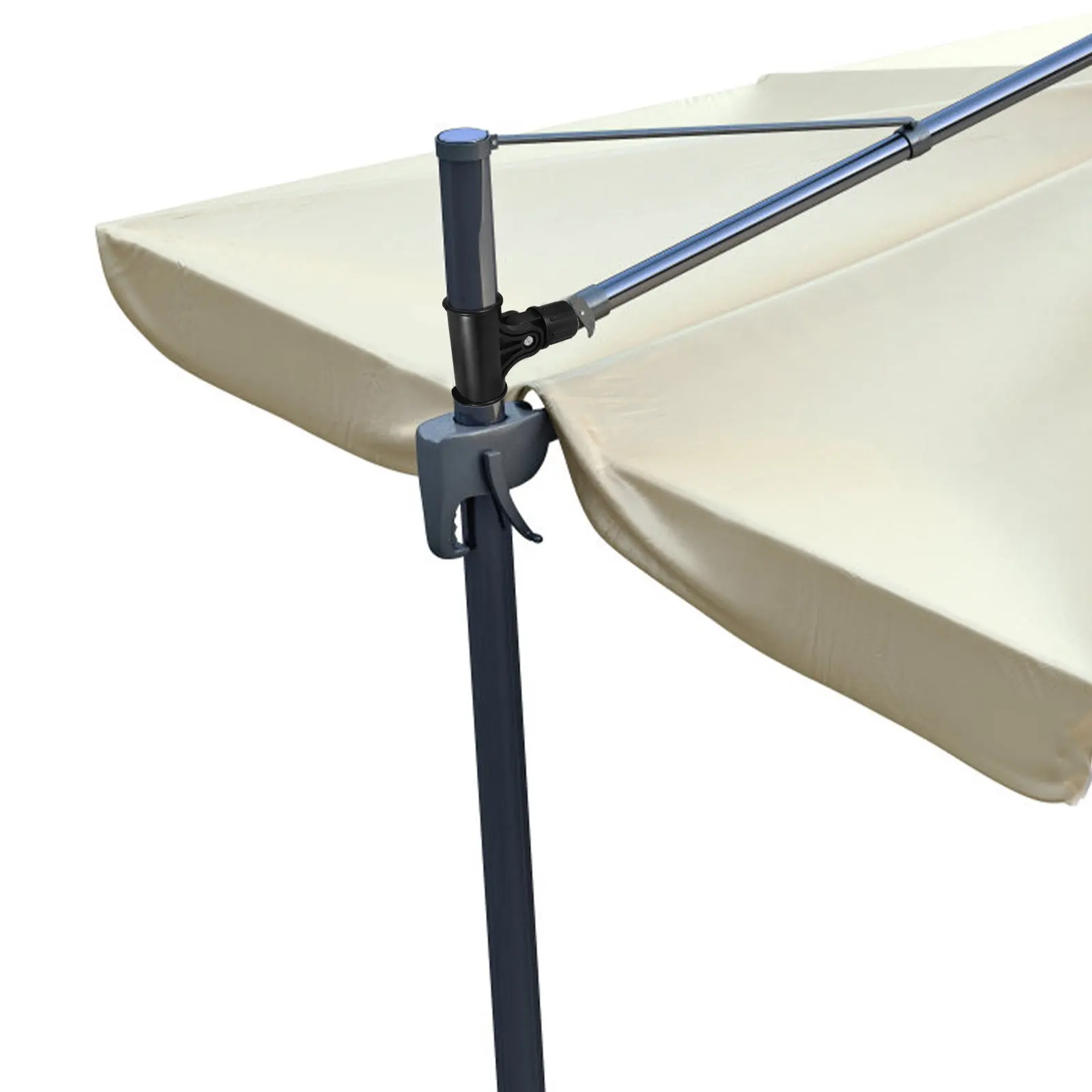 1Set Steering Bracket Heavy Duty Wind Resistant Rotating Patio Umbrella Accessory for Outdoor Backyard Use