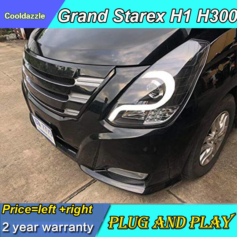 Faro principale I800 IMaX Grand Starex H300 per Hyundai H1 lampada frontale anteriore 2008-2013 con luce di marcia diurna