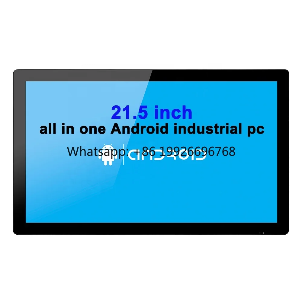 Industrial Touch All in One Wall Mounted Screen PC 21.5'' 1920*1080 Stock All in One Industrial Android Touch Panel PC 250 Cd/m2