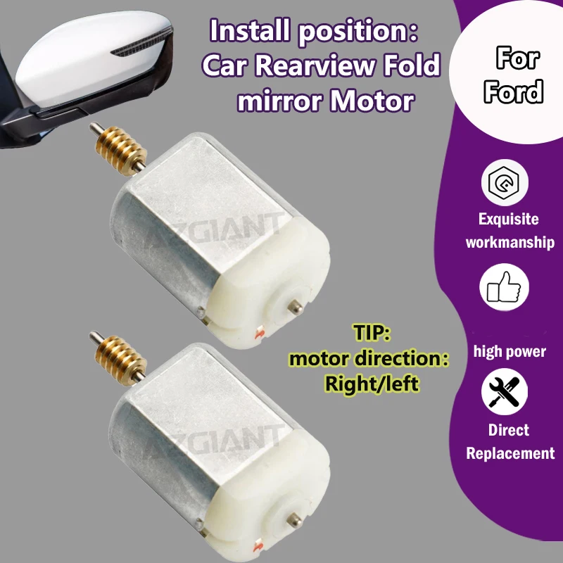 

AZGIANT For Ford Galaxy IV MK4/S-MAX II MK2/Fiesta MK8/Puma Car Power folding side view mirror 12V Motors Universal accessories
