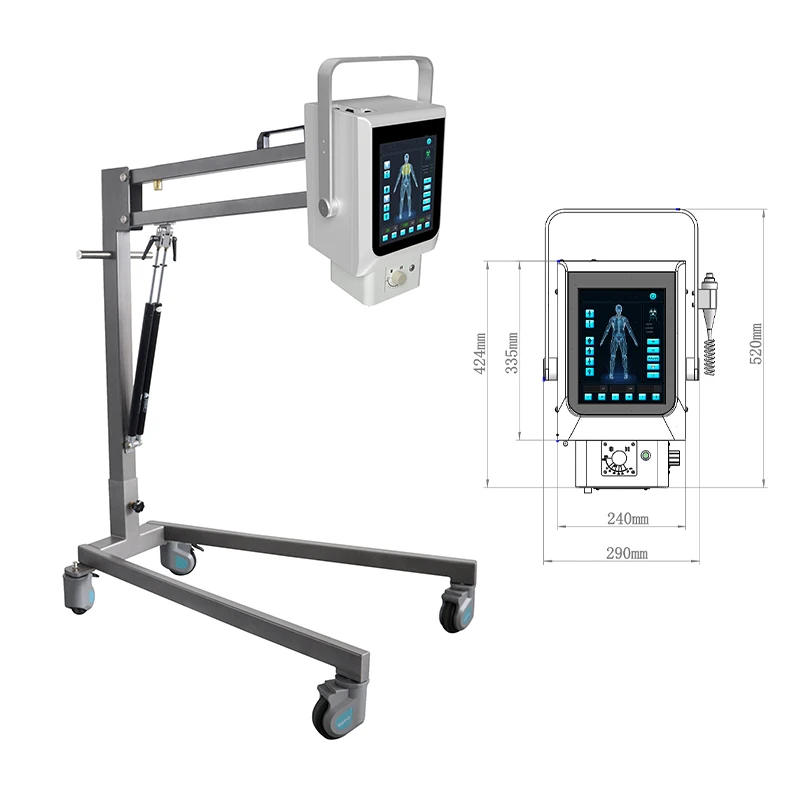 IN-8KW Medical Portable Veterinary X-ray Equipment Price, Digital Mobile Bone X-ray System Scanner X-ray Machine