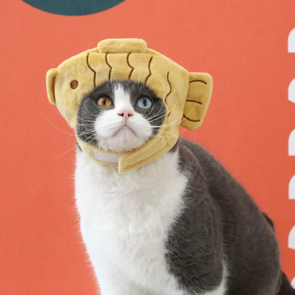 

Funny Cat Headwear Cat Dog Hat Headgear Attractive Adorable Cotton Cartoon Sushi Shape Pet Cat Dog Headwear Pet Supplies