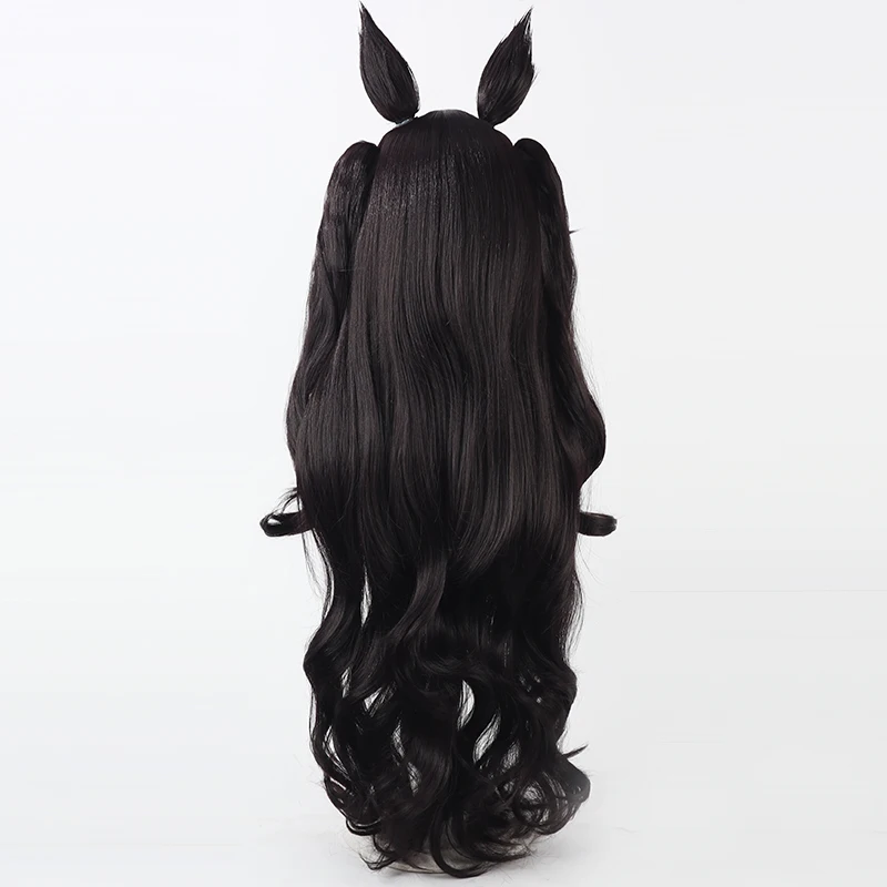 Game Uma Musume Pretty Derby  Vivlos Voyage Etincelant Cosplay Wig Ears Tail Halloween Party Costume Prop Synthetic Hair Heat