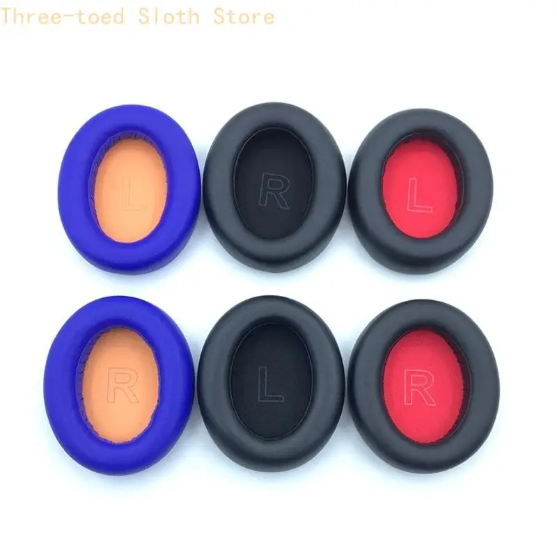 2 Pcs Ohr Kissen Abdeckung Praktische Ohr Pad Noise Cancelling Kopfhörer Ohr Abdeckungen für E74A – Detail 7