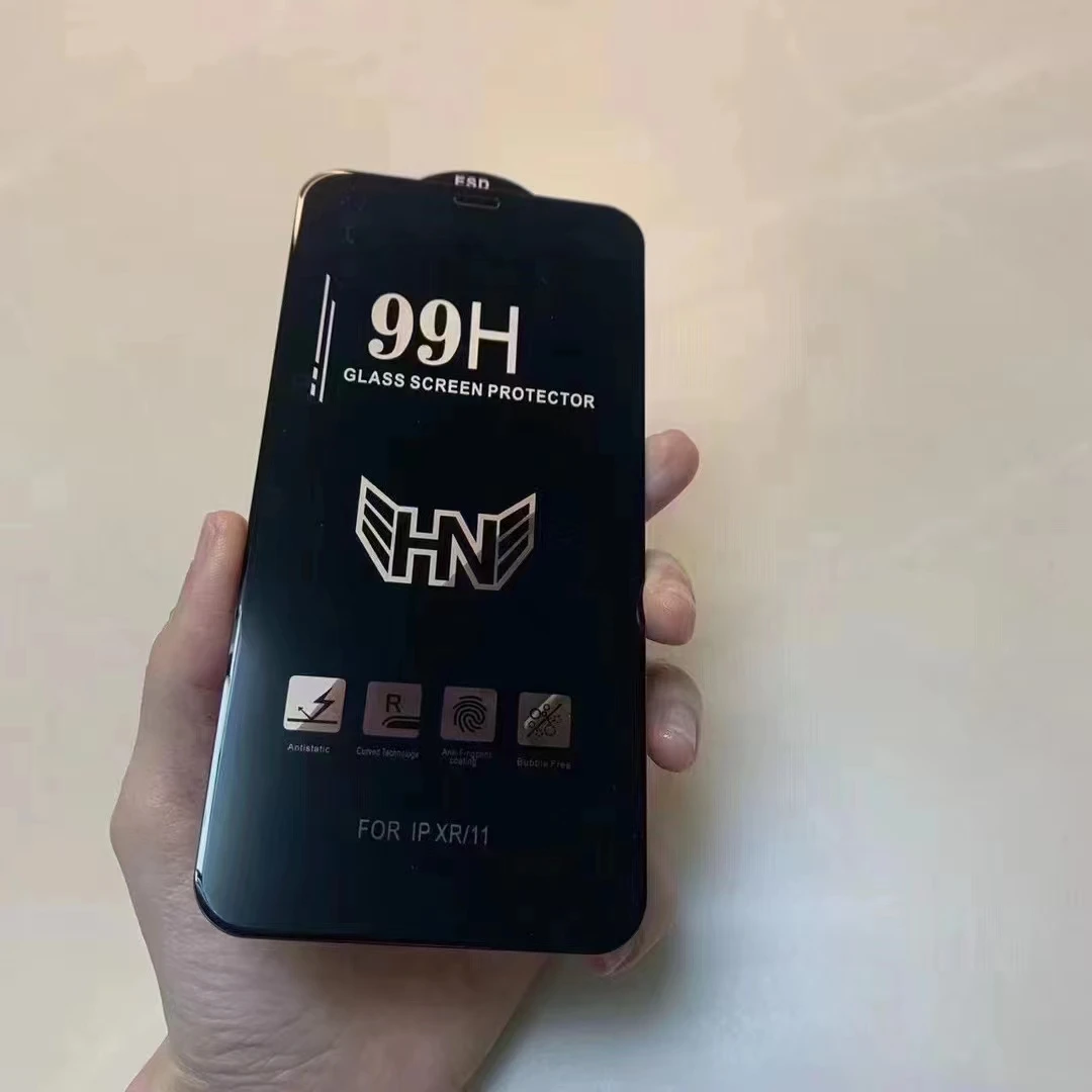 2 Pieces Full Cover Cell Phone Tempered Glass 14promax 99H Screen Protector For iPhone 14 15Pro 15 Plus 15 Pro Max