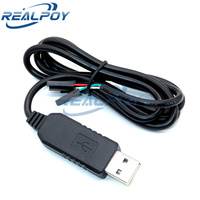 PL2303 PL2303HX USB to UART TTL Cable Module 4p 4 pin RS232 Converter Serial Line Support Linux Mac Win7