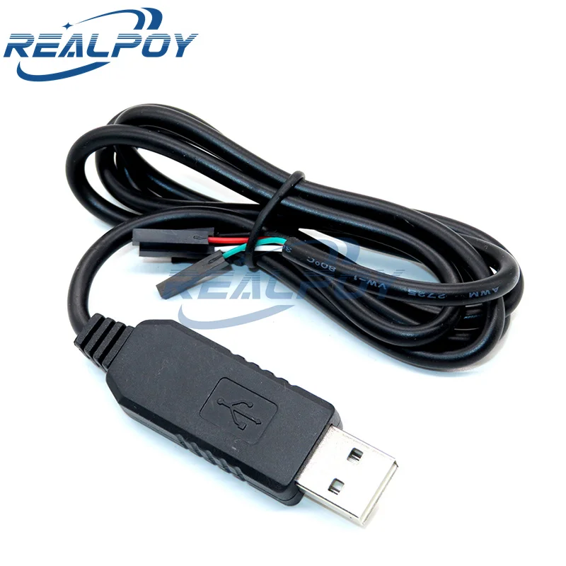 PL2303 PL2303HX Moduł kabla USB na UART TTL 4p 4-pinowy konwerter RS232 Obsługa linii szeregowej Linux Mac Win7