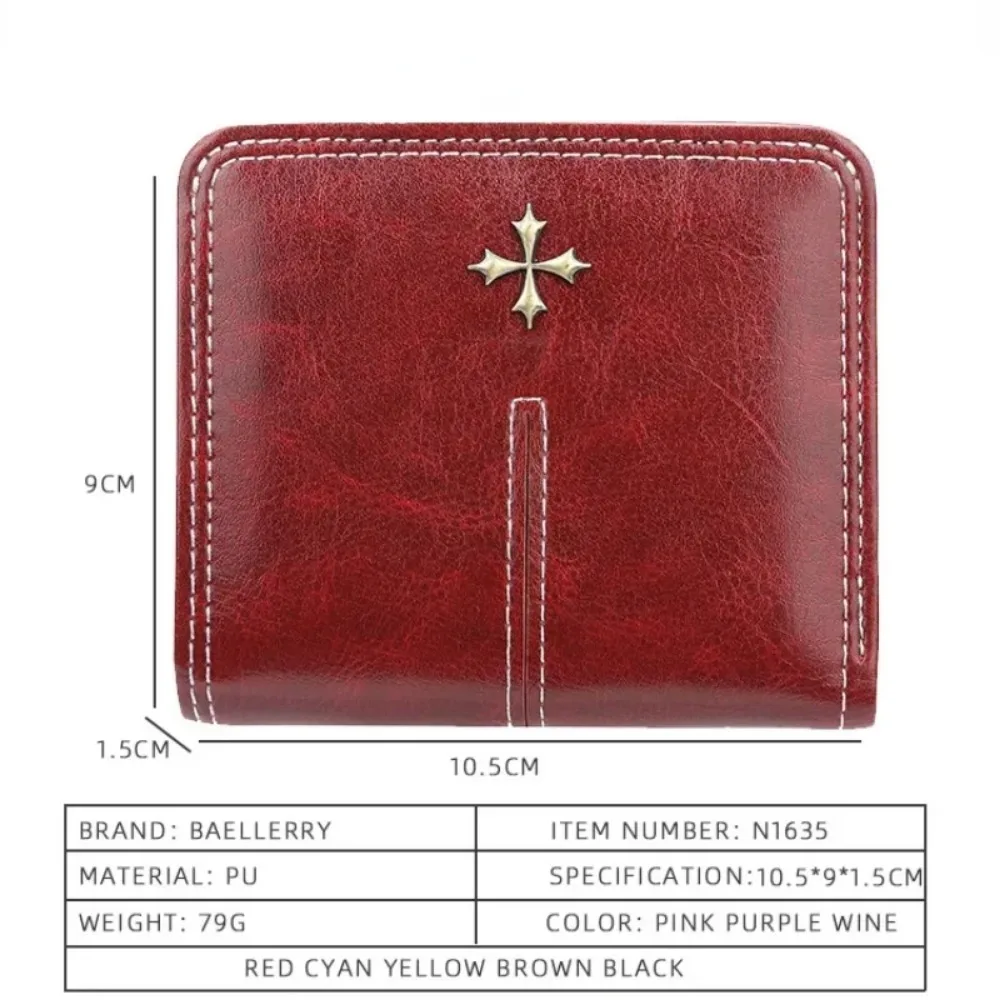 New Mini Women Wallets Fashion Small Wallets Zipper PU Leather Quality Female Purse Card Holder Wallet