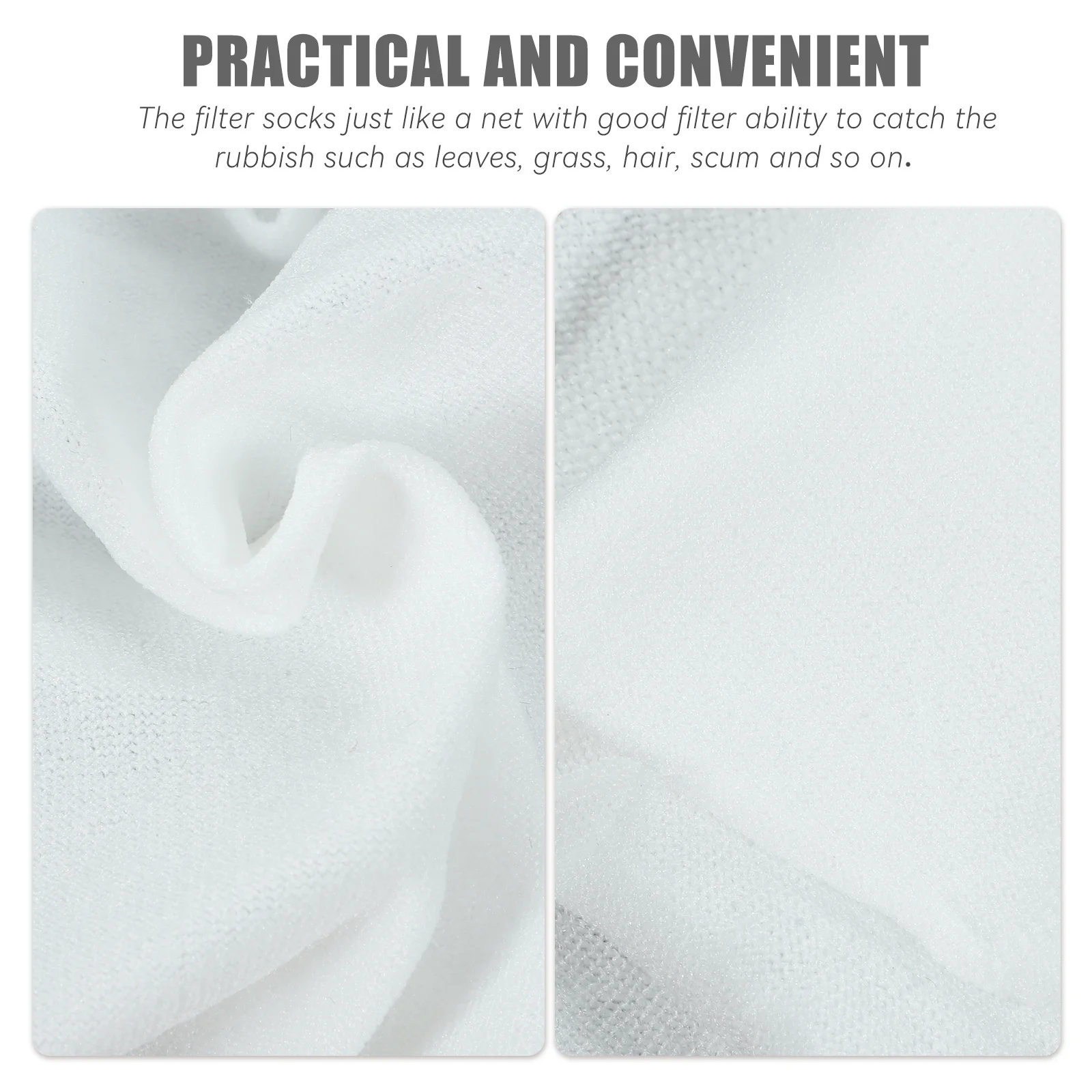 

10Pcs Pool Skimmer Socks High Quality Filter Sock for Leaves Grass Hair Removal Spa Bathroom Use Pool Socks for Skimmer Basket