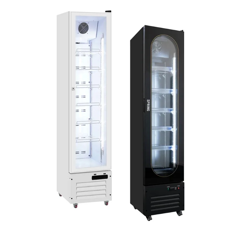 Mini display freezer ice cream display cabinet frost-free hotel ultra-thin refrigerator refrigerator for sale