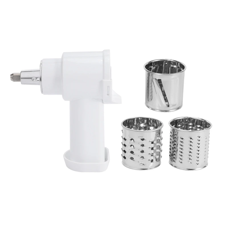 AT17 Vegetable Slicer/Shredder/Cheese Grater for KitchenAid Stand Mixer Attachment Slicing Shredding Accessories