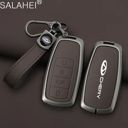 Zinc Alloy Car Key Case Cover Shell Fob For Chery Tiggo 8 Pro Tiggo 8plus New 5 plus 7pro Tiggo 7 Pro Max Omoda 5 C5 Accessories