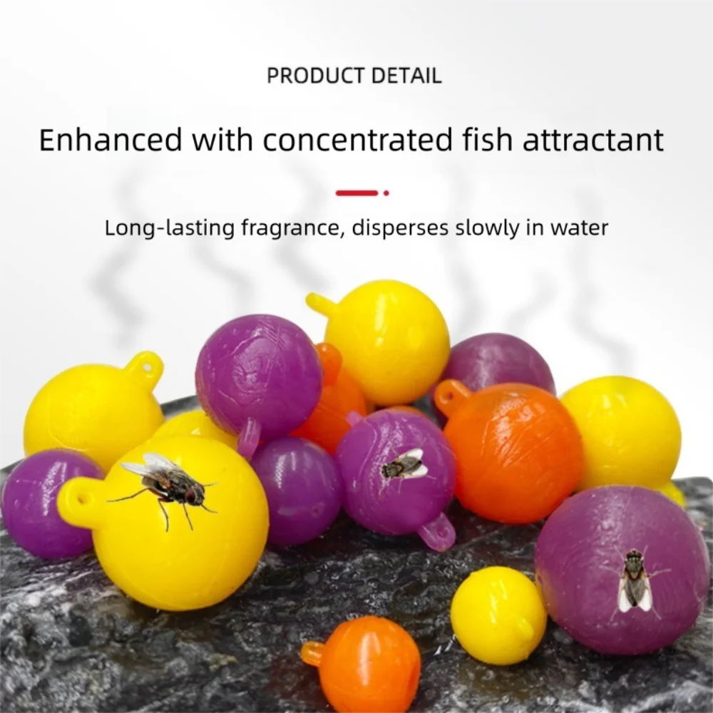 

200/100/80/60 Grains Non-Sticky Hands Strong-Scent Fishing Bait buoyancy Strong fragrance Reusable Fishing Bait