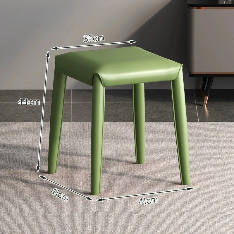 Square Small Dining Table Stool Room Chairs Bench Portable Dining Stool American Kitchen Banco Plegable Portatil Furniture