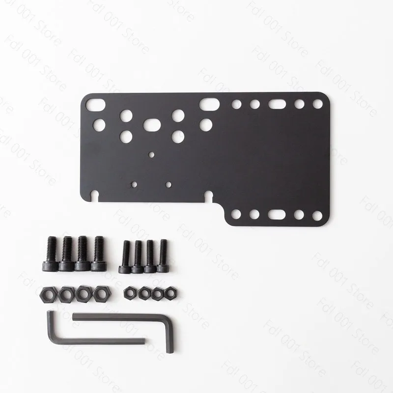 Racing game simulator handbrake gear adapter plate desktop bracket folding rack seat accessories metal conversion plate