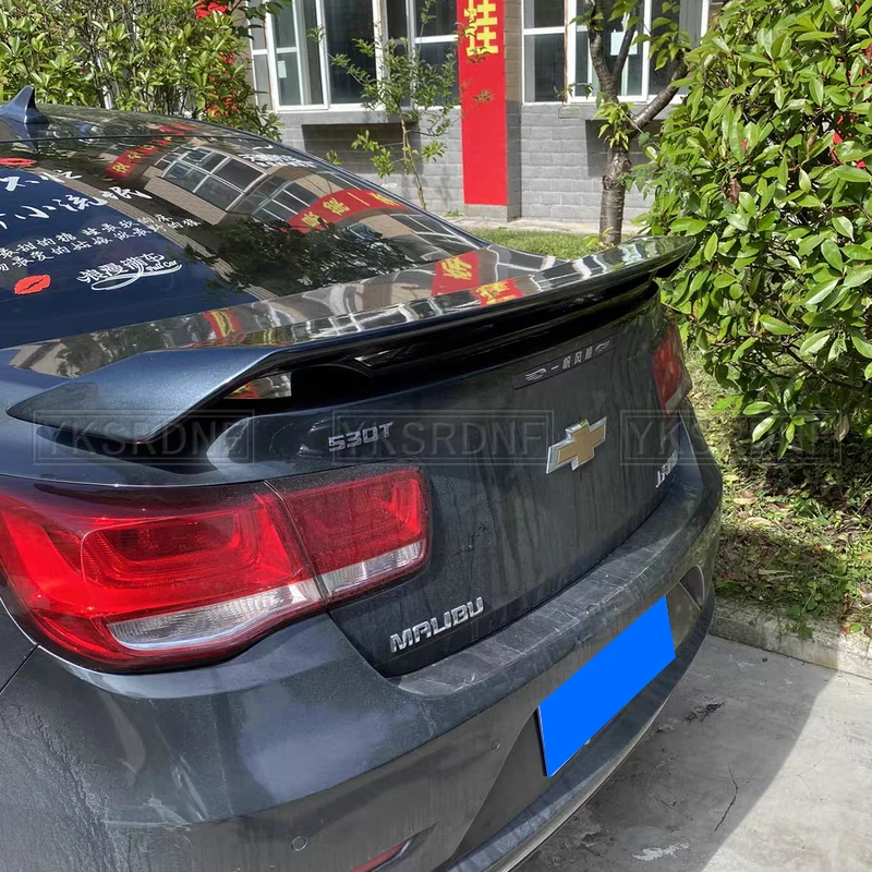 Per Chevrolet Malibu Spoiler 2012 2013 2014 2015 2016 2017 2018 plastica ABS di alta qualità copertura del bagagliaio posteriore spoiler wings