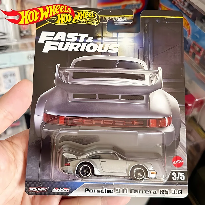 

Hot Wheels Porsche 911 Carrera Rs 3.8 Fast And Furious Gold Label 1 64 Collectible Diecast Car For Boys Collectors Brithday Gift