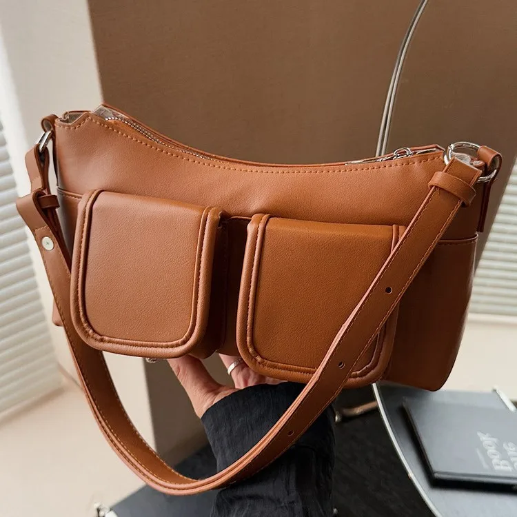 

2025 Summer Underarm Square Bag Minimalist Versatile Design Small Square & Premium