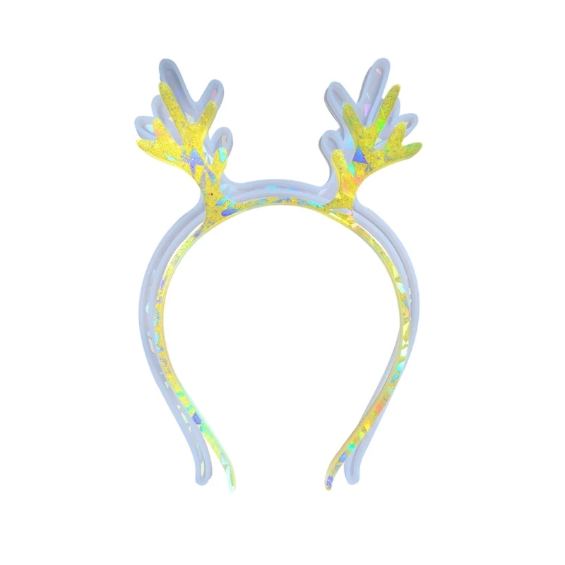 Epoxy Resin Headband Molds Antler Shaped Resin Hair Accessory Moulds Suitable for Unique Hair Accessories