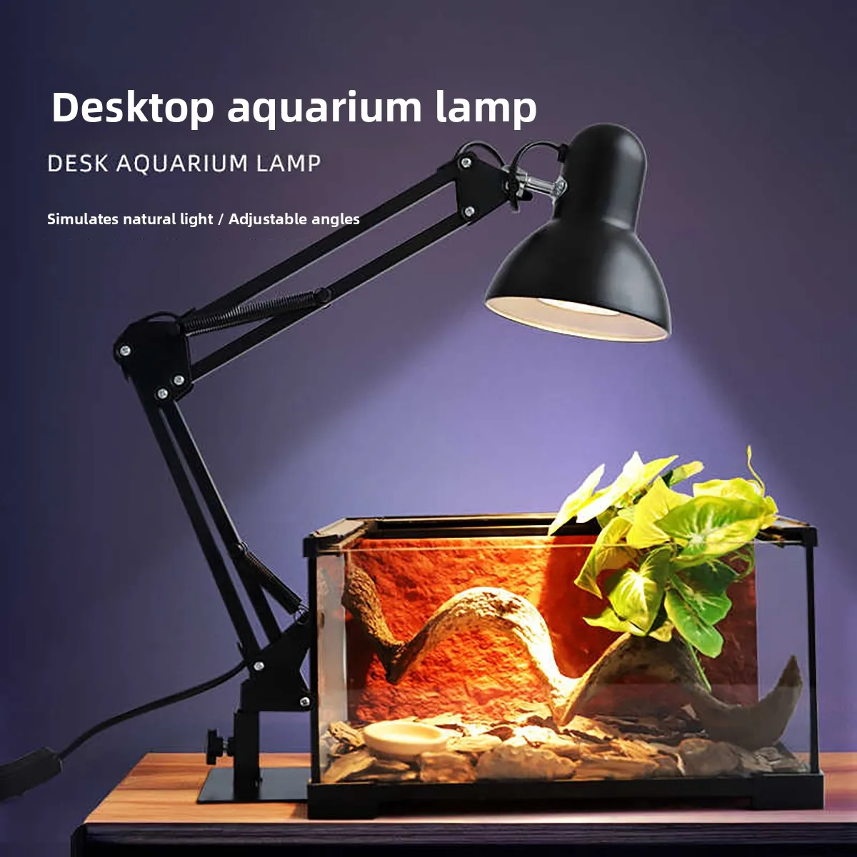 

Reptiow Turtle Ba Lighting Lamp Office Desktop Reptile Pet Fi Tank Heat Protection Anti-Scalding Lamp Holder Braet