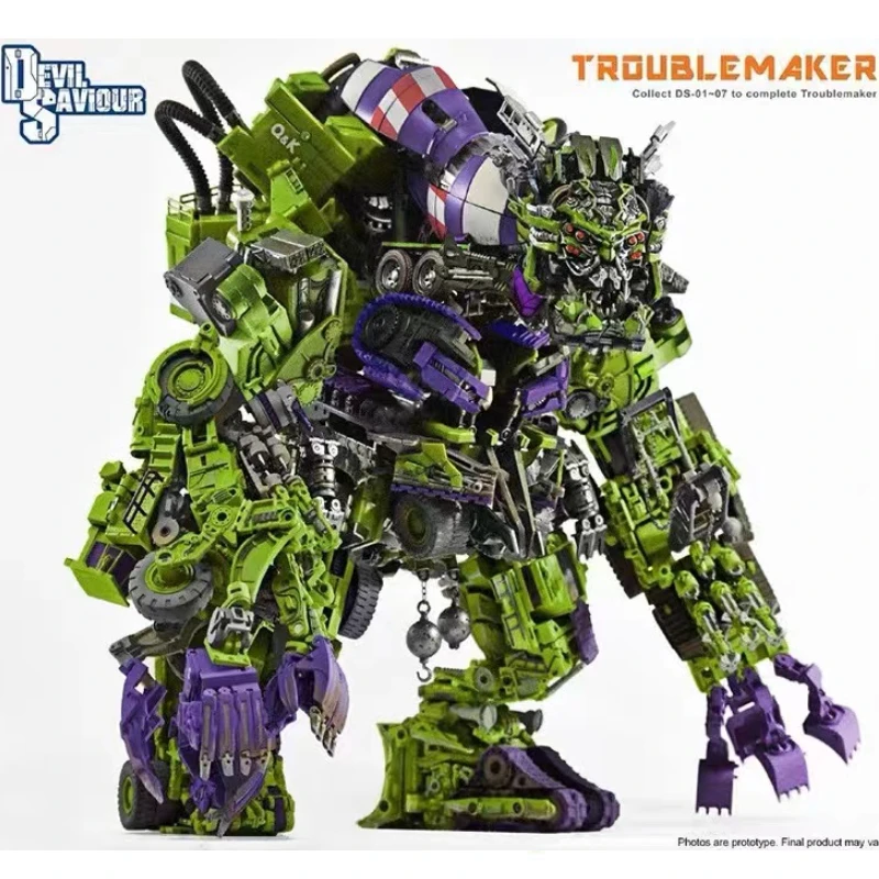 Devil Saviour G1 Devastator DS-01G DS-02G Mixmaster DS-06G DS06G Bonecrusher Bulldozer Transformation Troublemaker Action Figure