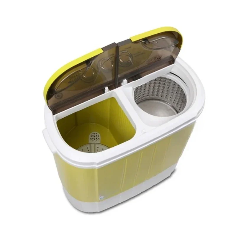 

Mini double bucket washing machine with dryer 3.5kg