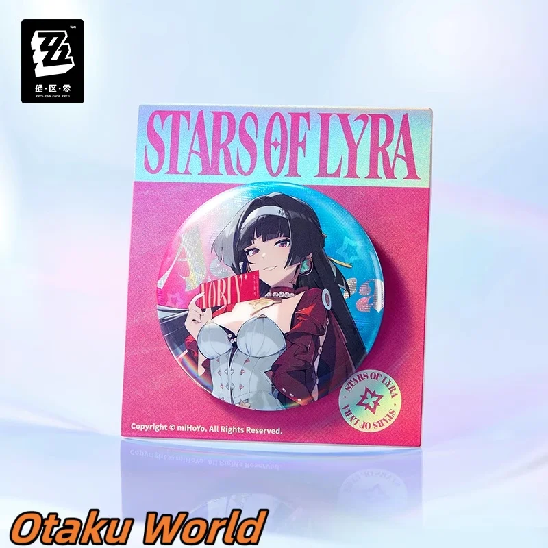 ในสต็อก Astra Yao Badge อะคริลิคเครื่องประดับการ์ด Original Merch Mihoyo ZZZ เกม Zenless Zone Zero บทบาทเล่นเครื่องแต่งกายฮาโลวีนของขวัญ