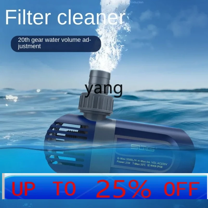 

jq Ultra-Quiet Water Pump for Fish Tank Fish Pond Diving Pump Amphibious Cycle