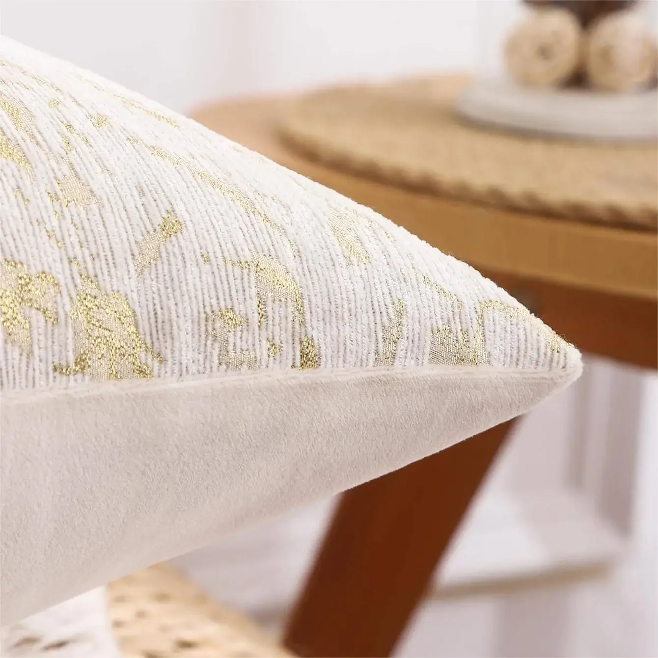 الشنيل غطاء الوسادة لينة رمي وسادة تغطي مربع كيس وسادة فاخر مخيط حافة الأريكة أريكة غرفة المعيشة ديكور المخدة